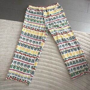 NWT Anthropologie x Liv Lee wild tiger lounge pants